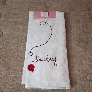 NEW! Kohl's Lovebug Valentine's Day Hand Towel